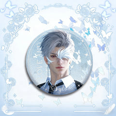 LaDS Double Flash Badge 135-138 - Diameter 75mm 58mm Tinplate Anime Merchandise Badge - merrys