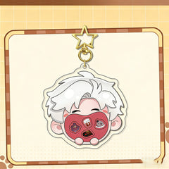 LaDS Original Chibi Big Mouth Shaker Keychain Double-Sided Pattern Creative Acrylic Merchandise Charm - merrys