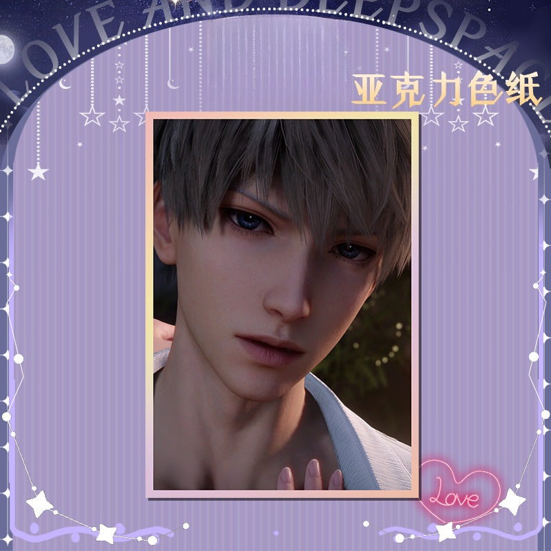 LaDS Acrylic Art Card 116-178 Large Size Holographic Edge 20.5*14.5cm Anime Merchandise - merrys