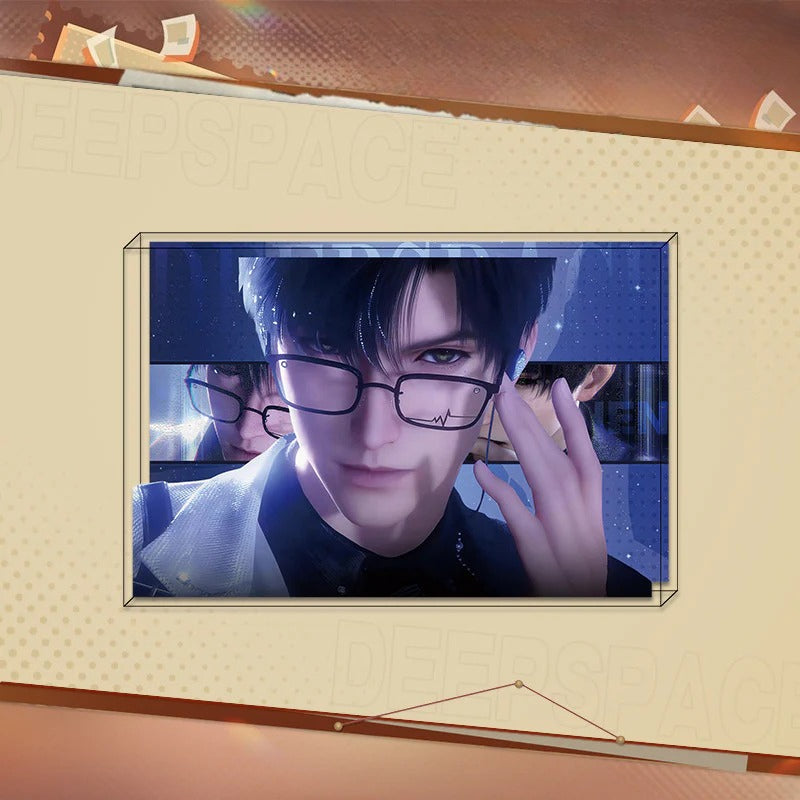 LaDS New Acrylic Card Brick - High-Definition Printing Double-Sided Pattern Doujin Anime Desktop Decoration - merrys