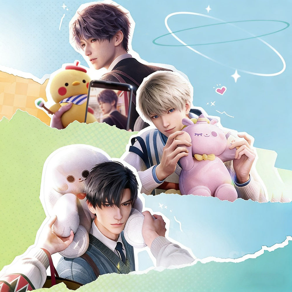 LaDS Collab Series PET Double Flash Badge - Tinplate 58/75mm Anime Game Merch - merrys