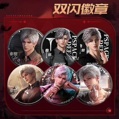 LaDS Sylus Double Flash Badge - All Characters 75mm 58mm Tinplate Anime Merchandise - merrys