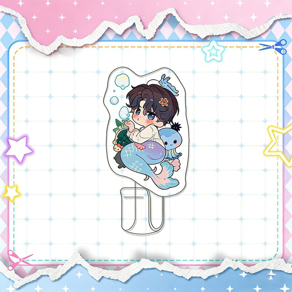 LaDS Chibi Acrylic Hook - High-Definition Printing Sandwich Craft Anime Merchandise - merrys