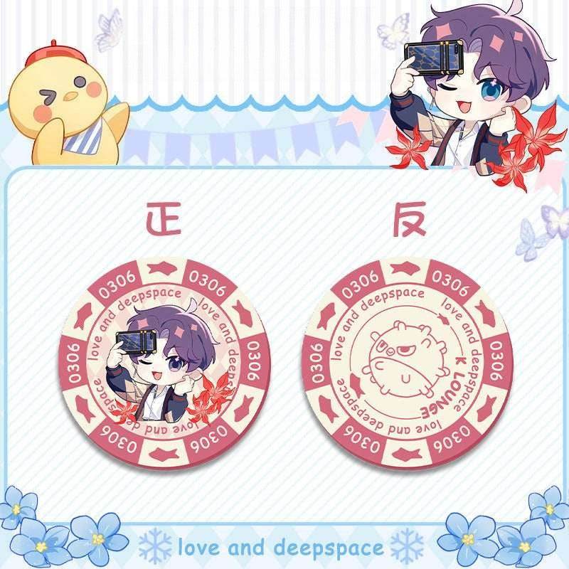 LaDS Acrylic Chip Coin - Sandwich Double-Sided High-Definition Pattern Anime Game Decorative Merchandise - merrys