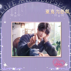 LaDS Acrylic Art Card 116-178 Large Size Holographic Edge 20.5*14.5cm Anime Merchandise - merrys