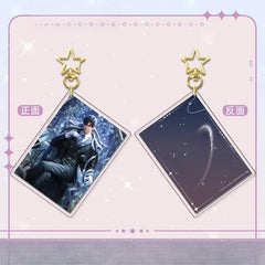 LaDS Card Golden Star Buckle - Zayne, Rafayel, Xavier Acrylic Game Merchandise Charm - merrys
