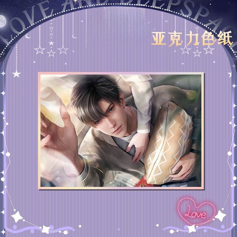 LaDS Acrylic Art Card 116-178 Large Size Holographic Edge 20.5*14.5cm Anime Merchandise - merrys