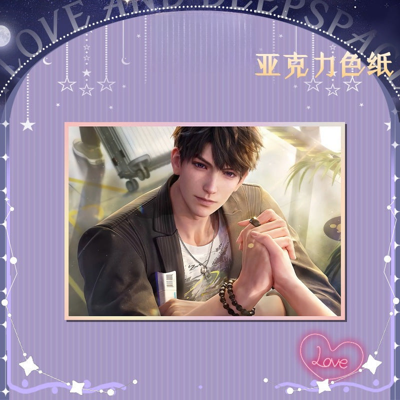 LaDS Acrylic Art Card 116-178 Large Size Holographic Edge 20.5*14.5cm Anime Merchandise - merrys