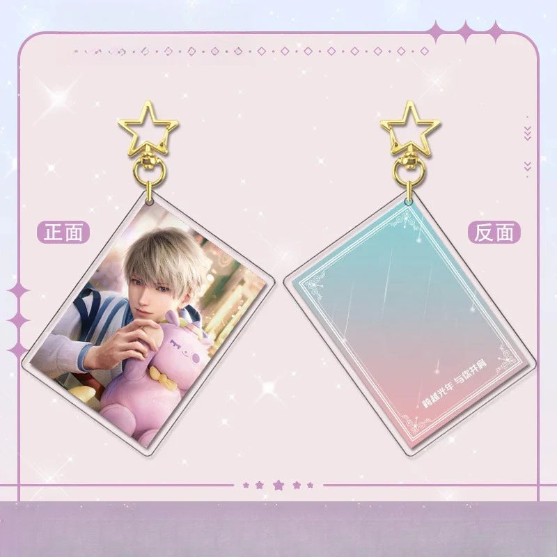 LaDS Card Golden Star Buckle - Zayne, Rafayel, Xavier Acrylic Game Merchandise Charm - merrys