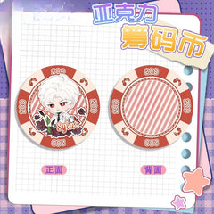 LaDS Acrylic Chip Coin 201-250 - Sandwich Double-Sided High-Definition Pattern Anime Game Merchandise - merrys