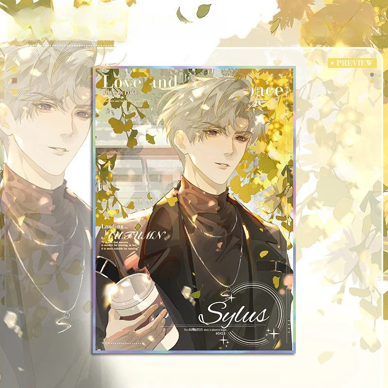 LaDS Original Four Seasons Movement Acrylic Art Card - Large Size 20.5*14.5cm Anime Merchandise - merrys