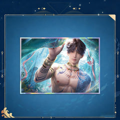 LaDS Rafayel God of Tides Echoes of the Sea Breeze - Acrylic Standee, Art Card, Double Flash Badge, Quicksand Merchandise - merrys