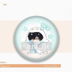 Artist-Authorized Lads Chibi Badges - Xavier, Sylus, Zayne, Rafayel, Caleb