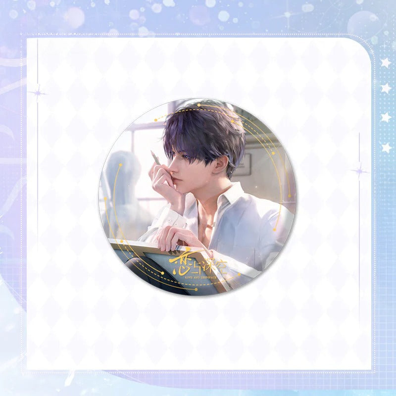 LaDS Badge Merchandise - Tinplate Star Fantasy Film Zayne, Rafayel, Xavier Game Merchandise - merrys