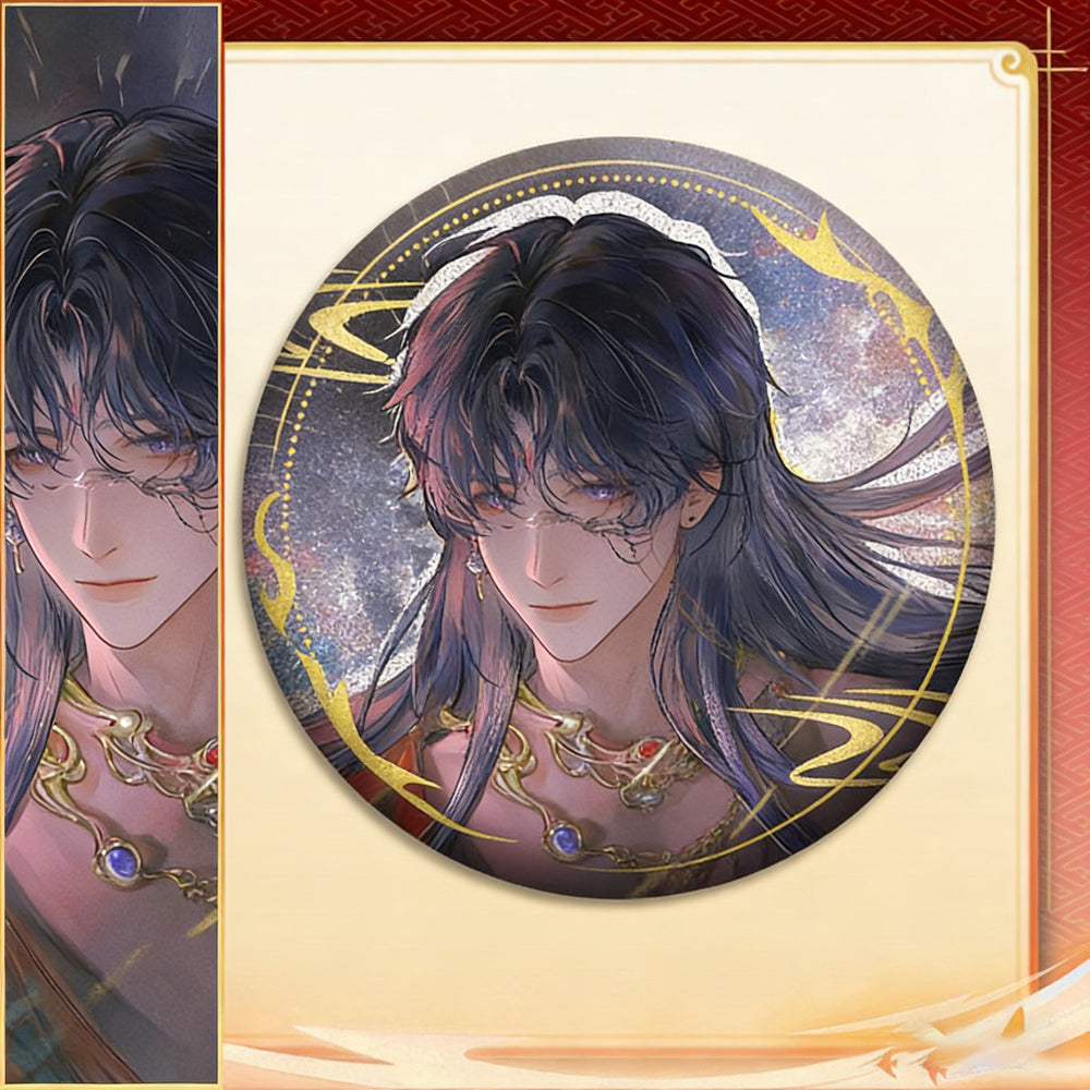 LaDS Double Flash Badge - 75mm 58mm Tinplate Anime Game Merchandise - merrys