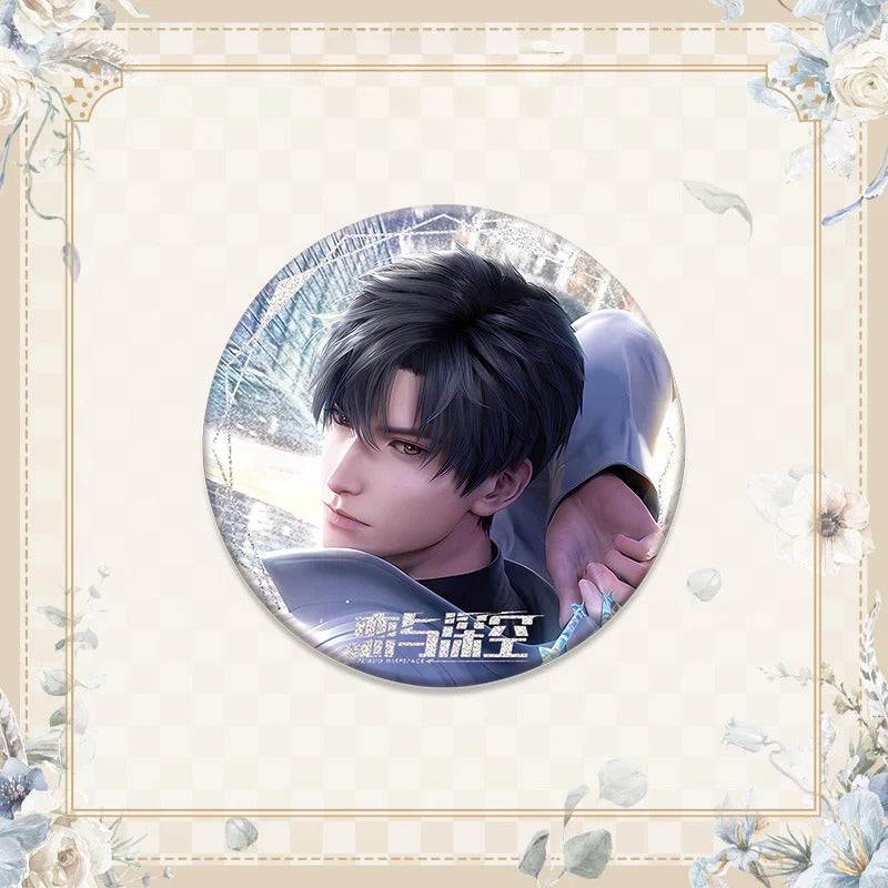 LaDS Double Flash Badge 1-64 - 75mm 58mm Tinplate Anime Merchandise - merrys