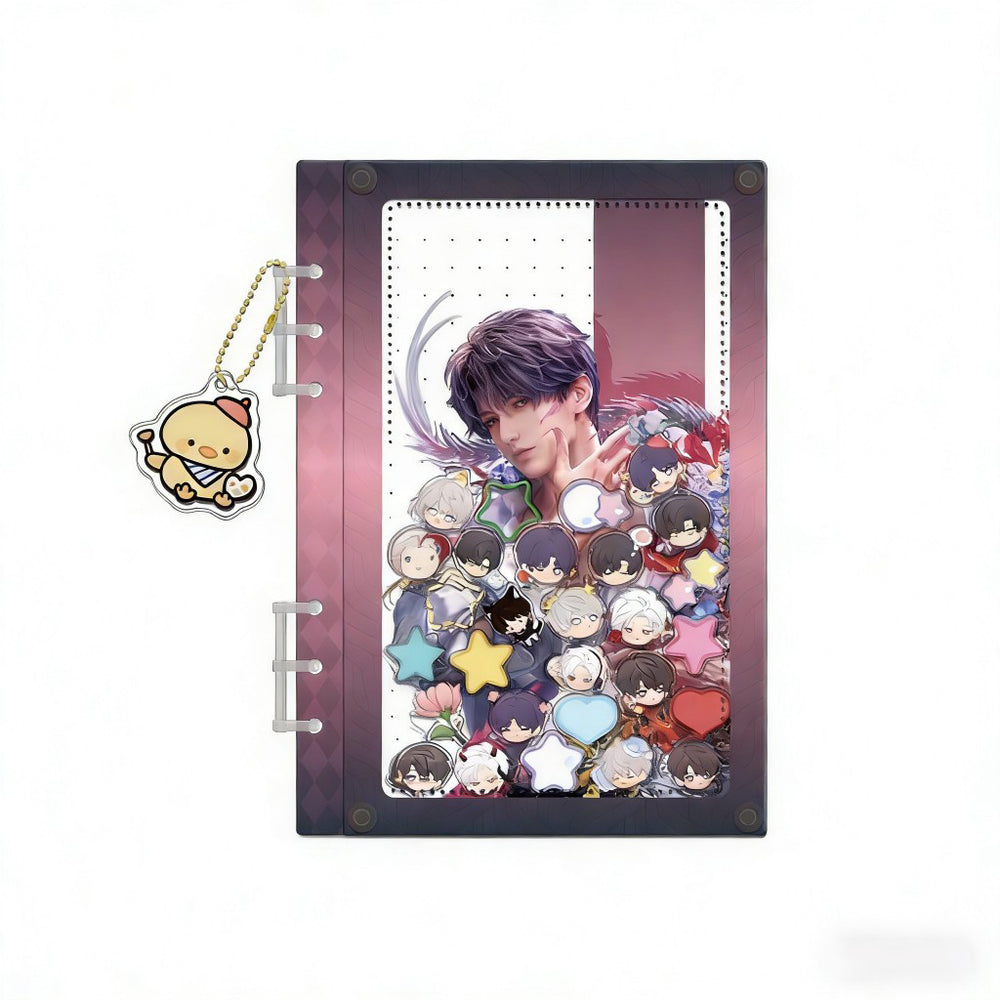 LaDS Acrylic Shaker Notebook - Student Essential Anime Desktop Decoration - merrys