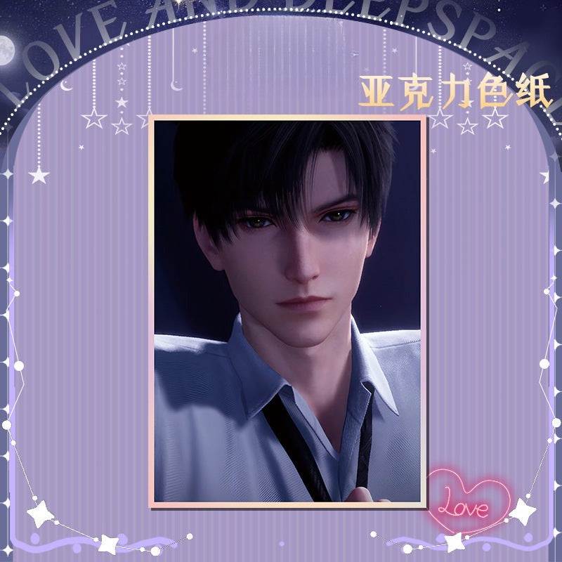 LaDS Acrylic Art Card 116-178 Large Size Holographic Edge 20.5*14.5cm Anime Merchandise - merrys