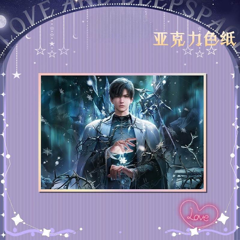 LaDS Acrylic Art Card 116-178 Large Size Holographic Edge 20.5*14.5cm Anime Merchandise - merrys