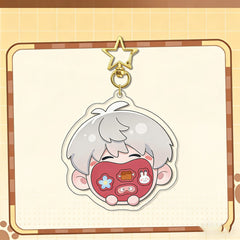 LaDS Original Chibi Big Mouth Shaker Keychain Double-Sided Pattern Creative Acrylic Merchandise Charm - merrys
