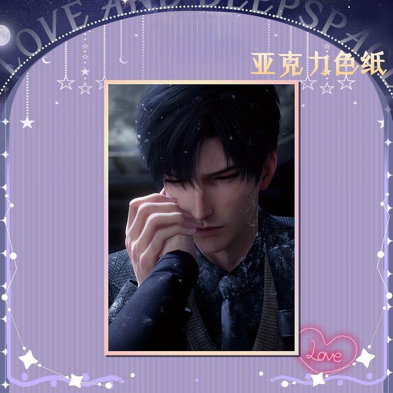 LaDS Acrylic Art Card 116-178 Large Size Holographic Edge 20.5*14.5cm Anime Merchandise - merrys