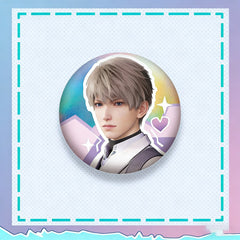 LaDS Collab Series PET Double Flash Badge - Tinplate 58/75mm Anime Game Merch - merrys