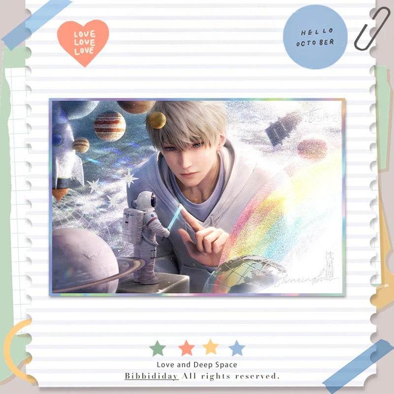 LaDS Series 501 Acrylic Double Flash Art Card - High-Definition Printing Anime Mobile Game Merchandise - merrys