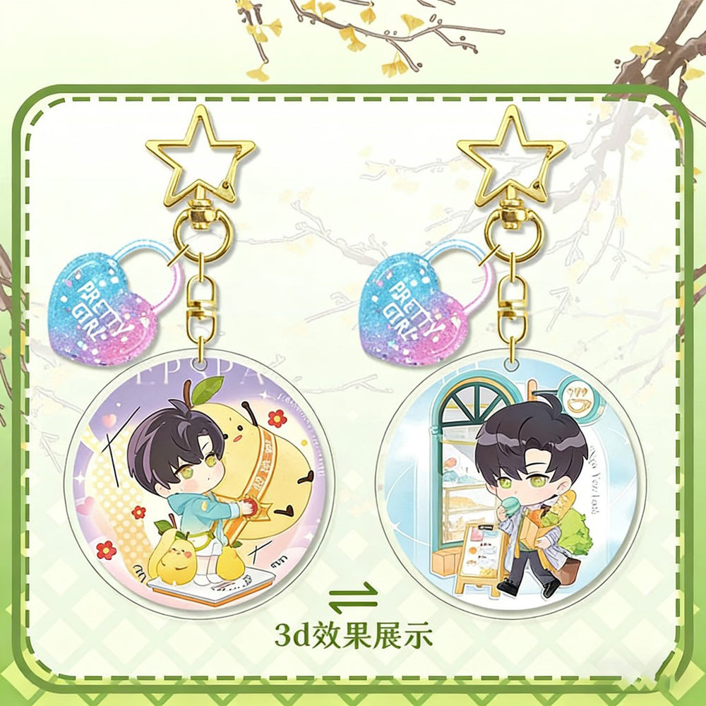 LaDS Lenticular Keychain - 3D Transformation Zayne, Rafayel, Xavier Game Anime Merchandise - merrys