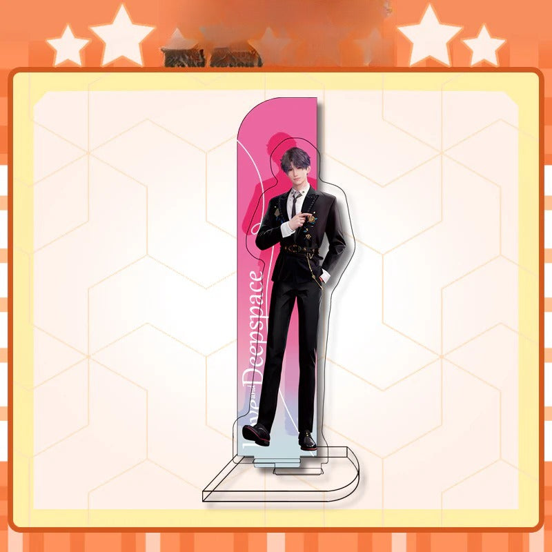 LaDS 12cm Double-Sided Insert Standee - Anime Acrylic Desktop Decoration, Sandwich Craft, Combined Illustration - merrys