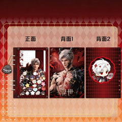 LaDS Acrylic Shaker Notebook - Student Essential Anime Desktop Decoration - merrys