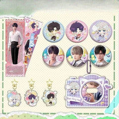 LaDS Collab Series Set - Sandwich Standee & Shaker Ticket Stub & 75mm Double Flash Badge - merrys