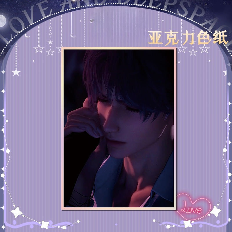 LaDS Acrylic Art Card 116-178 Large Size Holographic Edge 20.5*14.5cm Anime Merchandise - merrys