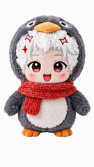 GUDU Plush Doll 25cm Penguin GUDU Plush Hot Meme Peripheral