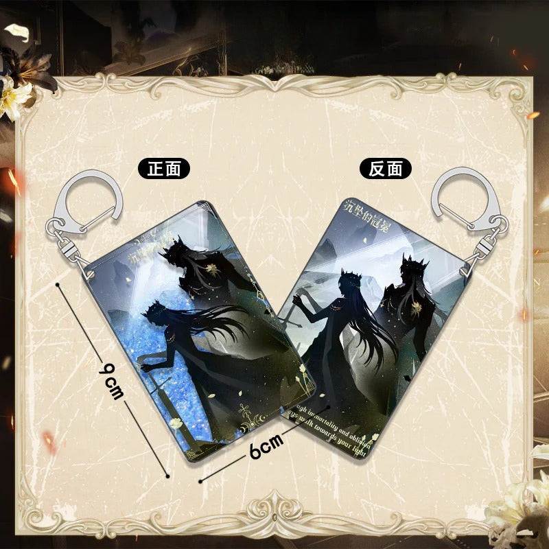 LaDS Xavier Falling Crown Series - Acrylic Sandwich Standee, Art Paper & Quicksand Keychain - merrys