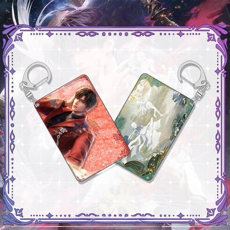 LaDS Shaker Mahjong Charm Keychain - Zayne, Rafayel, Xavier Anime Merch - merrys