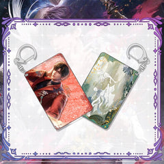 LaDS Shaker Mahjong Charm Keychain - Zayne, Rafayel, Xavier Anime Merch - merrys