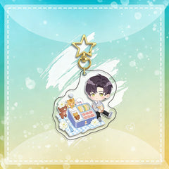 LaDS Chibi Keychain Star Buckle Charm - Rafayel, Xavier Merchandise - merrys