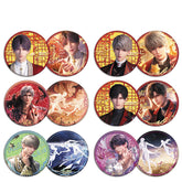 LaDS Flow Sand Mahjong Badge A21-A29 - Double-Sided Pattern Diameter 58mm Doujin Acrylic Merchandise