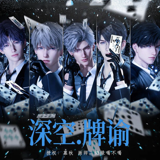 Lads Artist-Authorized Poker Series Rectangular Double Flash Badge