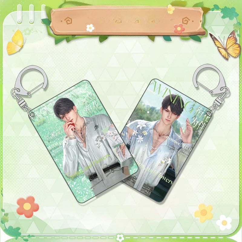 LaDS Shaker Mahjong Charm Keychain - Zayne, Rafayel, Xavier Anime Merch - merrys