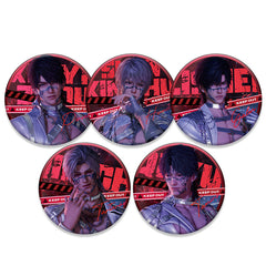 LaDS Double Flash Badge 187-191 - PET Material 75mm 58mm Tinplate Anime Merchandise - merrys