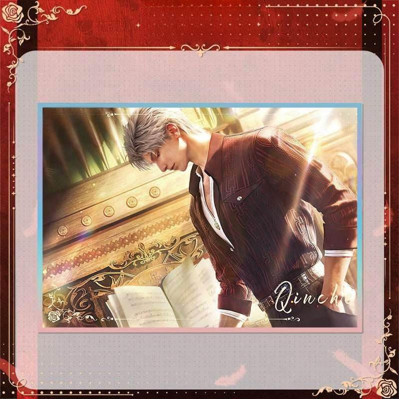 LaDS Sylus Dark Spot Leader - Acrylic Sandwich Standee, Double Flash Badge, Art Card, Quicksand Keychain - merrys