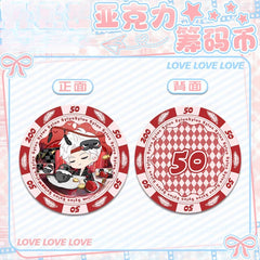 LaDS Acrylic Chip Coin 231-250 - Sandwich Double-Sided High-Definition Pattern Anime Game Merchandise - merrys