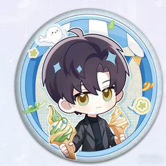 LaDS Double Flash Badge - 75mm 58mm Tinplate Anime Game Merchandise - merrys