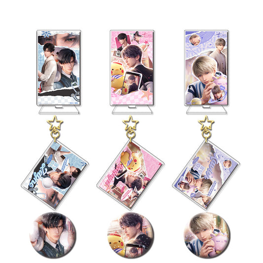 LaDS Three-Piece Series Set - Zayne, Rafayel, Xavier Acrylic Standee, Keychain - merrys