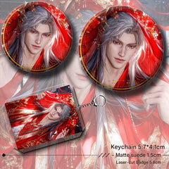 Artist-Authorized Lads Sylus 6-Piece Set - Holographic Laser Tickets & Keychains