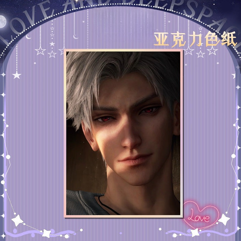 LaDS Acrylic Art Card 116-178 Large Size Holographic Edge 20.5*14.5cm Anime Merchandise - merrys