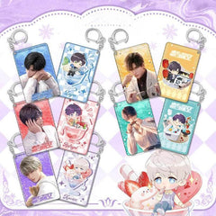 LaDS Shaker Mahjong Charm Keychain - Zayne, Rafayel, Xavier Anime Merch - merrys