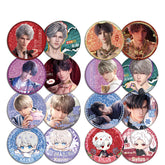 LaDS Flow Sand Mahjong Badge - Full Double-Sided Pattern 58mm Doujin Acrylic Merchandise