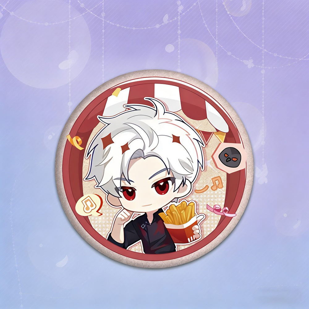 LaDS Double Flash Badge - 75mm 58mm Tinplate Anime Game Merchandise - merrys